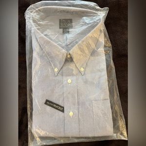 Joseph A Banks Executive collection long sleeve dress shirt 18 1/2 neck 37 arm